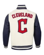 MLB Cleveland Guardians Retro Classic Wool Varsity Jackets | Trendy Leather Jackets