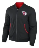 MLB Cleveland Guardians Reversible Darius Rucker Bomber Jacket | Trendy Leather Jackets