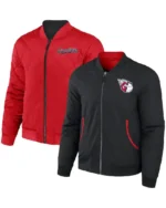 MLB Cleveland Guardians Reversible Darius Rucker Bomber Jacket | Trendy Leather Jackets