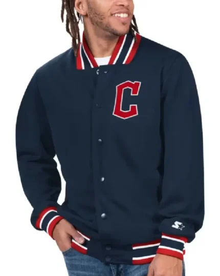MLB Cleveland Guardians Secret Weapon Jacket | Trendy Leather Jackets
