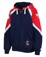 MLB Cleveland Guardians Starter Hail Mary Hoodie | Trendy Leather Jackets