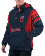 MLB Cleveland Guardians Starter Pullover Jackets | Trendy Leather Jackets