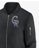 MLB Colorado Rockies Bomber Jacket | Trendy Leather Jackets