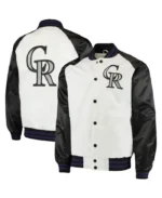 MLB Colorado Rockies Starter Clean-Up Hitter Jacket | Trendy Leather Jackets
