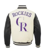 MLB Colorado Rookies Retro Varsity Jacket | Trendy Leather Jackets