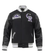 MLB Colorado Rookies Retro Varsity Jacket | Trendy Leather Jackets