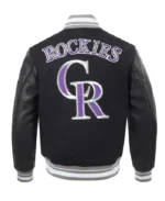 MLB Colorado Rookies Retro Varsity Jacket | Trendy Leather Jackets