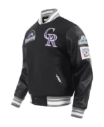 MLB Colorado Rookies Retro Varsity Jacket | Trendy Leather Jackets