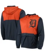 MLB Detroit Tigers Anorak Hoodie Jacket | Trendy Leather Jackets