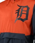 MLB Detroit Tigers Anorak Hoodie Jacket | Trendy Leather Jackets