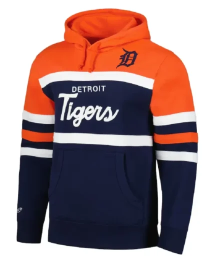 MLB Detroit Tigers Head Coach Pullover Hoodie | Trendy Leather Jackets