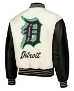 MLB Detroit Tigers Pleasures Varsity Jacket | Trendy Leather Jackets