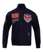MLB Detroit Tigers Pro Standard Area Code Twill Jacket | Trendy Leather Jackets