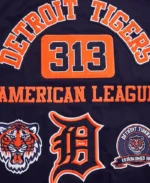 MLB Detroit Tigers Pro Standard Area Code Twill Jacket | Trendy Leather Jackets