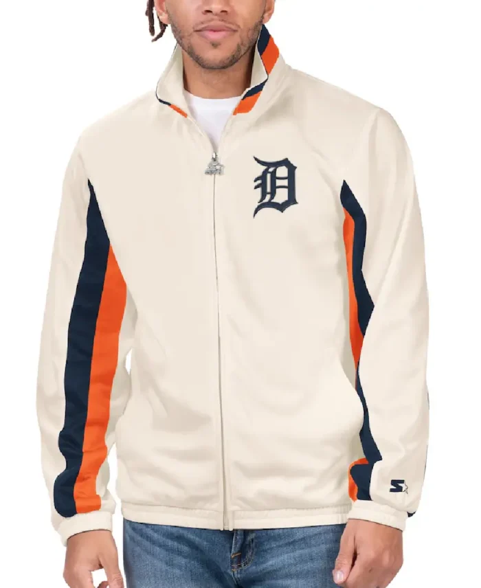 MLB Detroit Tigers Rebound Track Jacket | Trendy Leather Jackets