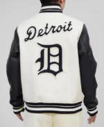 MLB Detroit Tigers Retro Classic Varsity Jacket | Trendy Leather Jackets