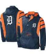 MLB Detroit Tigers Starter Impact Hoodie Jacket | Trendy Leather Jackets