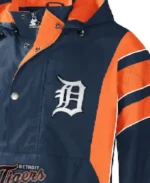 MLB Detroit Tigers Starter Impact Hoodie Jacket | Trendy Leather Jackets