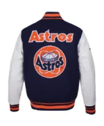 MLB Houston Astros Classic Varsity Jacket | Trendy Leather Jackets