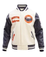 MLB Houston Astros Classic Varsity Jacket | Trendy Leather Jackets