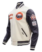 MLB Houston Astros Classic Varsity Jacket | Trendy Leather Jackets