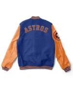 MLB Houston Astros Clubs Varsity Jacket | Trendy Leather Jackets