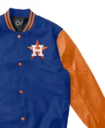 MLB Houston Astros Clubs Varsity Jacket | Trendy Leather Jackets