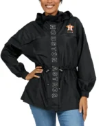 MLB Houston Astros Erin Andrews Windbreaker Hoodie Jacket | Trendy Leather Jackets