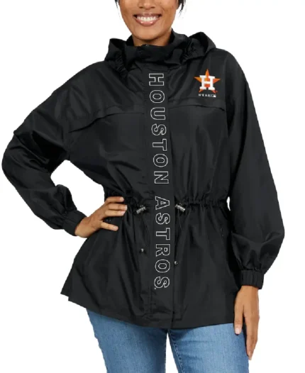 MLB Houston Astros Erin Andrews Windbreaker Hoodie Jacket | Trendy Leather Jackets