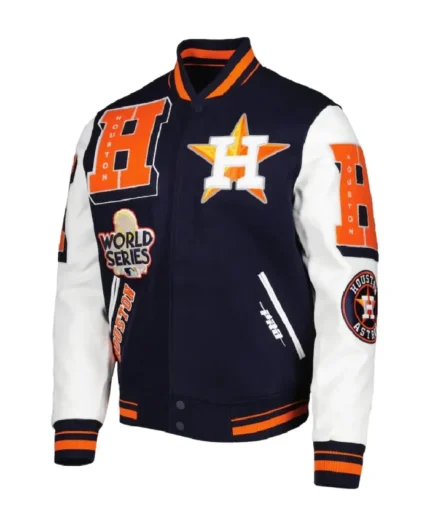 MLB Houston Astros Pro Standard Varsity Jacket | Trendy Leather Jackets