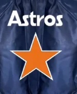 MLB Houston Astros Satin Bomber jacket | Trendy Leather Jackets