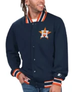 MLB Houston Astros Secret Weapon Jacket | Trendy Leather Jackets