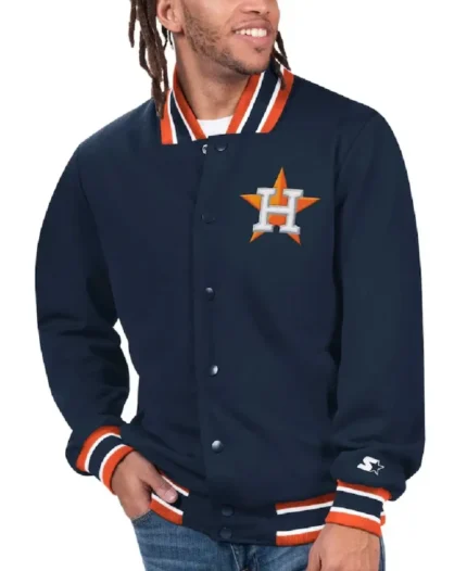 MLB Houston Astros Secret Weapon Jacket | Trendy Leather Jackets