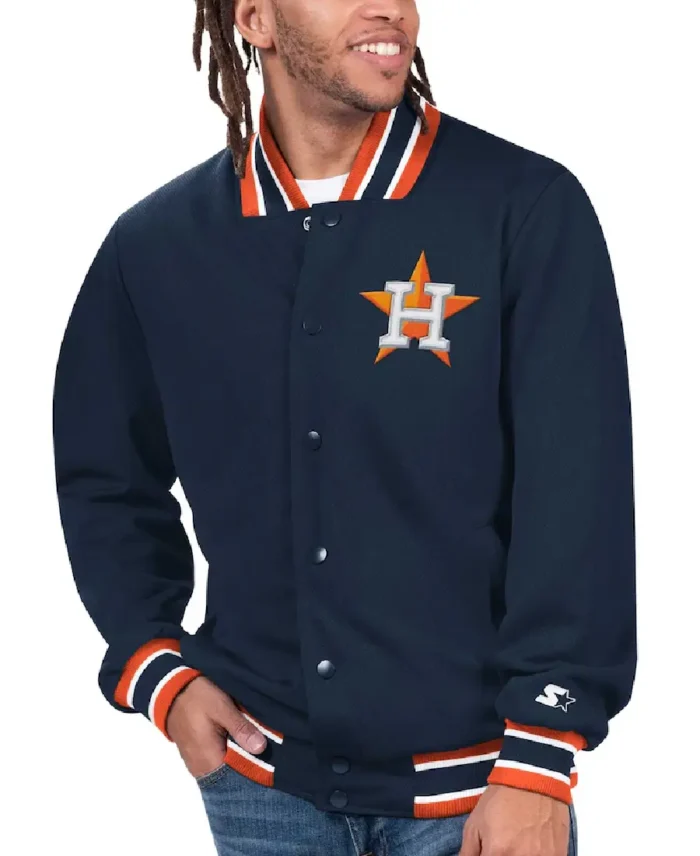 MLB Houston Astros Secret Weapon Jacket | Trendy Leather Jackets