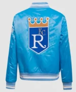 MLB Kansas City Royals Retro Classic Rib Jacket | Trendy Leather Jackets