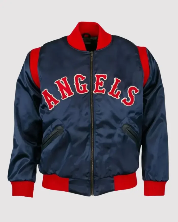 MLB Los Angeles Angels 1961 Blue Varsity Jacket | Trendy Leather Jackets