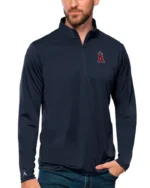 MLB Los Angeles Angels Antigua Black Tribute Pullover Top | Trendy Leather Jackets