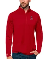MLB Los Angeles Angels Antigua Black Tribute Pullover Top | Trendy Leather Jackets