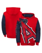 MLB Los Angeles Angels Postcard Hoodie Jacket | Trendy Leather Jackets