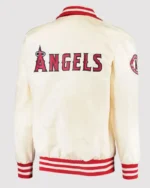 MLB Los Angeles Angels The Captain II Varsity Jacket | Trendy Leather Jackets