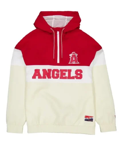 MLB Los Angeles Angels Throwback Windbreaker Hoodie | TLJ