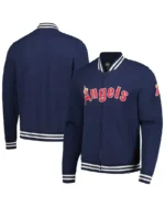 MLB Los Angeles Angels Wax Pack Pro Camden Track Jacket | Trendy Leather Jackets