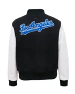MLB Los Angeles Dodgers Classic Wool Varsity Jacket | Trendy Leather Jackets