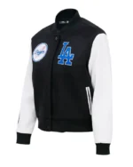 MLB Los Angeles Dodgers Classic Wool Varsity Jacket | Trendy Leather Jackets