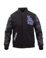 MLB Los Angeles Dodgers Classic Wool Varsity Jacket | Trendy Leather Jackets