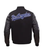 MLB Los Angeles Dodgers Classic Wool Varsity Jacket | Trendy Leather Jackets