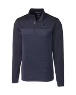 MLB Men's Los Angeles Angels Traverse Stripe Pullover Top | Trendy Leather Jackets