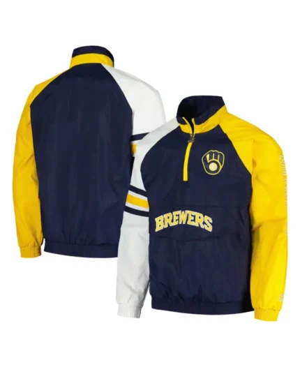 MLB Milwaukee Brewers Starter Elite Raglan Jacket | Trendy Leather Jackets