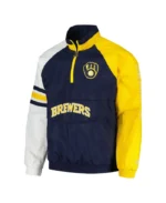 MLB Milwaukee Brewers Starter Elite Raglan Jacket | Trendy Leather Jackets