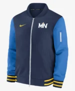 MLB Minnesota Twins 2024 Nike Game Time Bomber Jacket | Trendy Leather Jackets